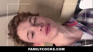 Inked Daddy Rims Young Stepson And Bangs Him RAW - FAMILYCOCKS.COM