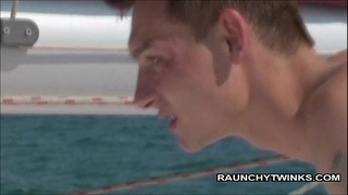 Two Naughty Twinks Fuck On A Sail Boat